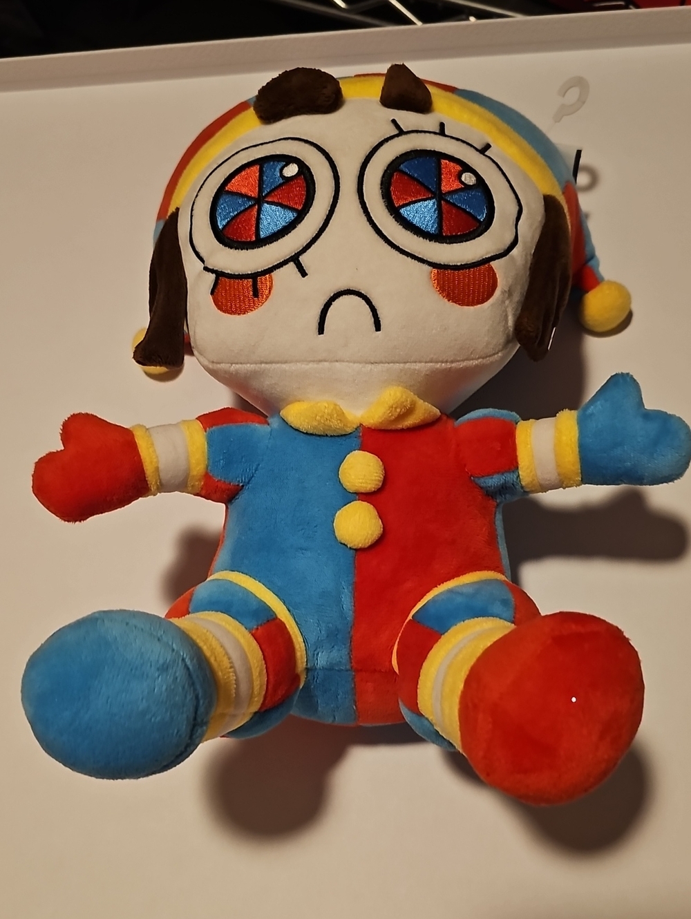 Amazing Digital Circus Pomni Colorful Red & Blue Clown Plush Toy